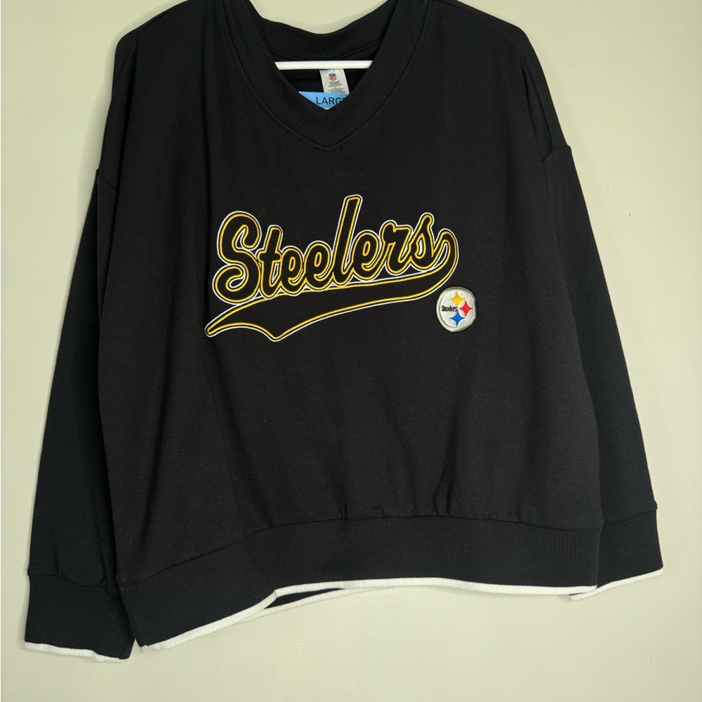 NFL Black and Gold Steelers Sweatshirt